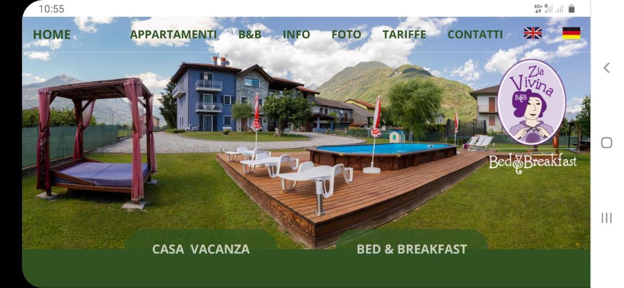 B&B Zia Vivina Sorico Eksteriør bilde